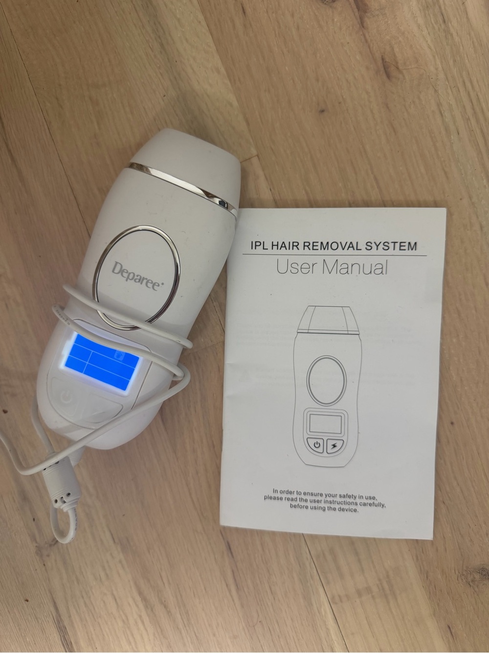 White IPL Hair Removal Device